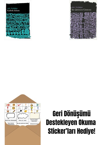 Kabuk Adam + Bir Delinin Güncesi + Okuma Sticker'ları