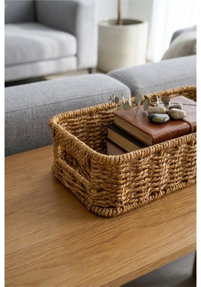 Hasır Rattan Organizer Sepet Kulplu Dekoratif Düzenleyici Sepet 26 X 11 X 7 Cm Çok Amaçlı Mutfak Banyo Raf Dolap Organizeri Doğal Hasır Sepet Kahverengi Kahverengi Hasır Rattan Organizer Sepet Kulplu Dekoratif Düzenleyici Sepet 26 X 11 X 7 Cm Çok Amaçlı Mutfak Banyo Raf Dolap Organizeri Doğal Hasır Sepet Kahverengi Kahverengi