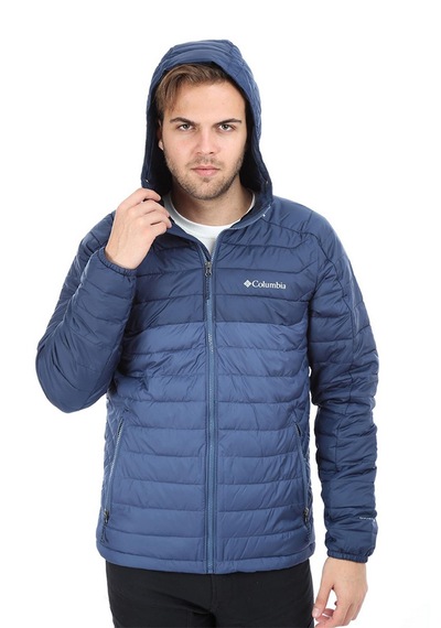 Columbia White Out Iı Hooded Omni-heat Erkek Mont Xo0477-478 Lacivert