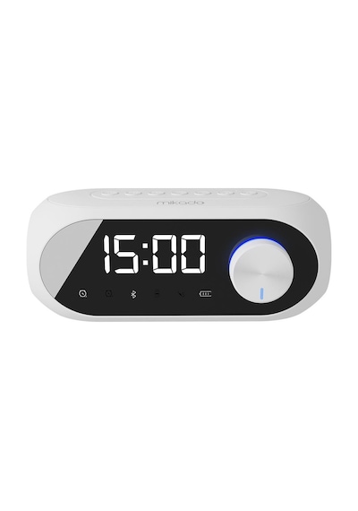 Mikado MD-W7 1200 mAh 5W Bluetooth Double Alarmlı Saat Hoparlör