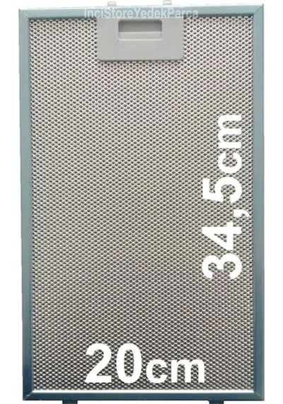 Beko Uyumlu Hca 62640 B Ankastre Davlumbaz Aspiratör Alüminyum Yağ Süzgeç Tel Kaset Filtre 9197059799