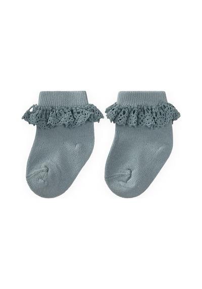 Cigit Dantalli Bebe Soket Çorabı 0-4 Yaş Mint Yeşili