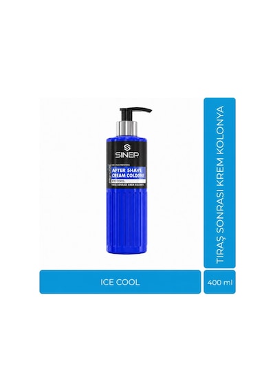 Sinep Tıraş Sonrası Nemlendiren Tahrişe Karşı Krem Kolonya, Balsam 400 Ml- Ice Cool