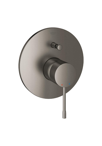 Grohe Essence New Ankastre Duş Bataryası-Brushed Hard Graphite - Krom