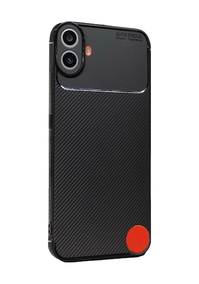 Nothing Phone 1 Cmf Kılıf Karbon Silikon Case Siyah