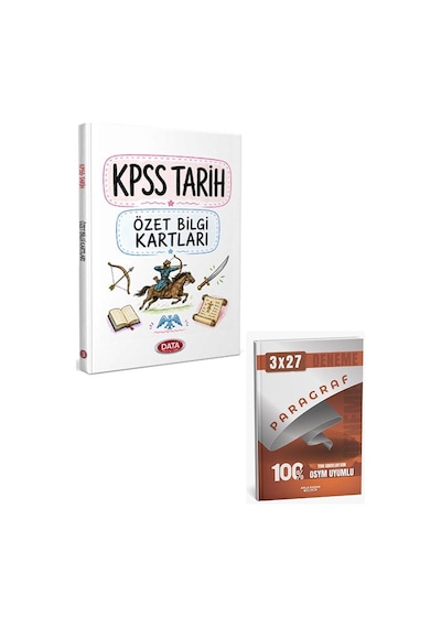Data 2027 Kpss Tarih Özet Bilgi Kartları+anla Kazan Paragraf Deneme
