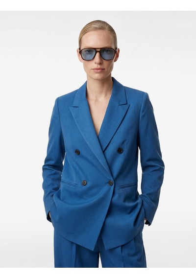 Koton Kruvaze Yaka Uzun Kollu Blazer Ceket Mavi 6sak50103uw Koton Kruvaze Yaka Uzun Kollu Blazer Ceket Mavi 6sak50103uw