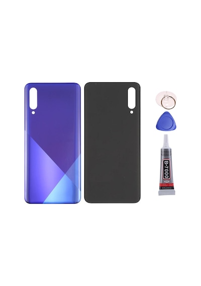 Samsung A30s Mavi Uyumlu Arka Kapak Batarya Kapağı Pil Kapağı Yapışkan Ve Sökme Aparatıyla Beraber Full Set Mavi