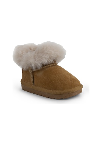 Buckhead Kız Çocuk Kürklü Bot Buck3062 Camel Bugy Func