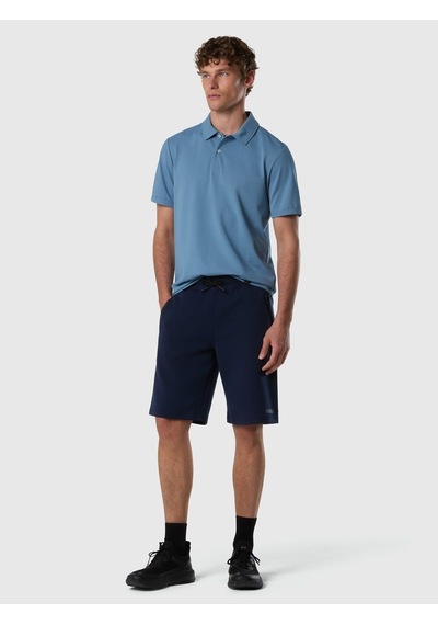 North Sails Kısa Kollu Pamuklu Erkek Polo Yaka T-shirt-33490 Açık Mavi