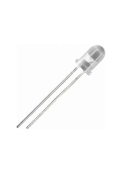 5mm Şeffaf Mantar Led Beyaz Işık Yüksek Parlaklık - 10 Adet Paket