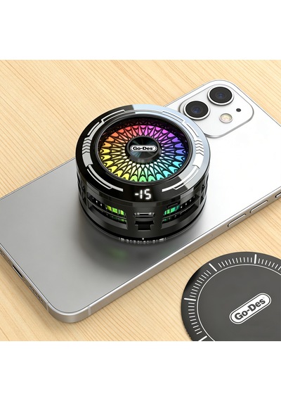 Go Des Gd-pc012 Yapay Zeka Destekli Magnetik Telefon Soğutucu Fan Siyah