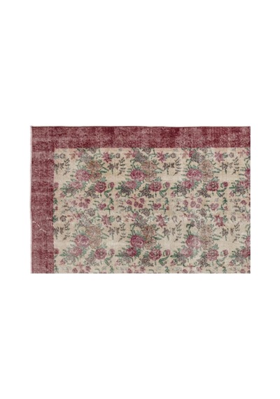 El Dokuması Vintage Yün-pamuk Retro Halı 14046 208 X 313 Cm Çok Renkli