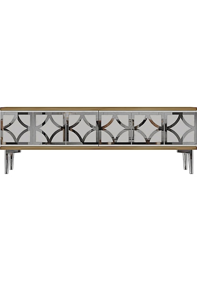 Tsa1237dbs Lem Tv Sehpası Safirmeşe-beyaz-silver 120cm
