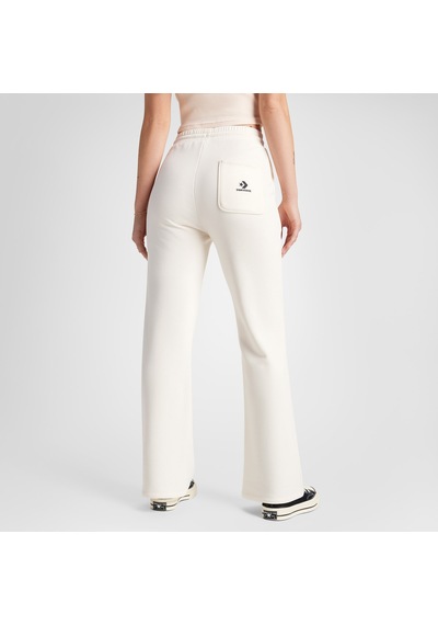 Converse Wide-leg French Terry Kadın Krem Eşofman Altı