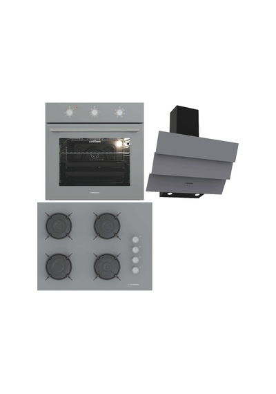 Termikel BO O6435C A +  BH P7144C A + CH S6532C BA Antrasit Ankastre Set