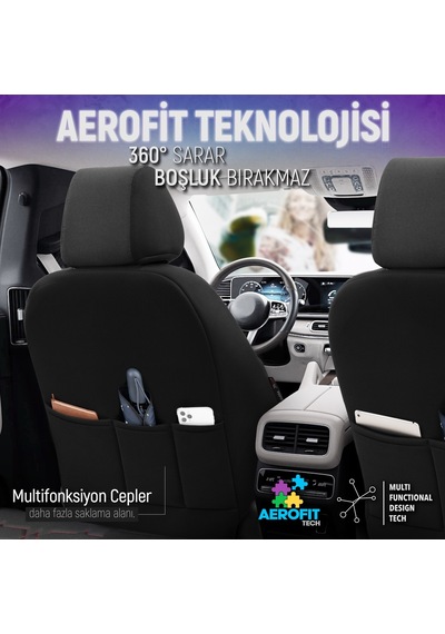 Otom Elegance Design Premium Özel Tasarım Oto Koltuk Kılıfı 553447303