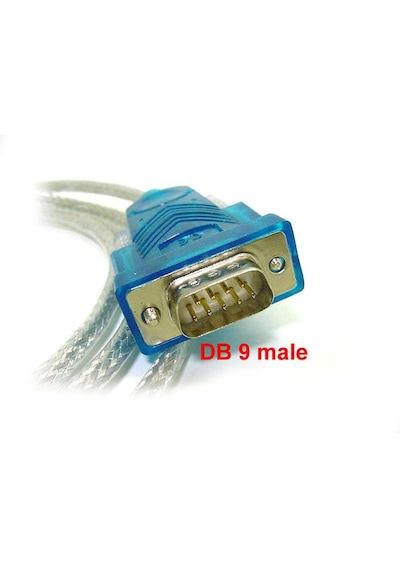 Usb To Rs 232 Çevirici Dönüştürücü 9 Pin Uydu Receiver Kablosu