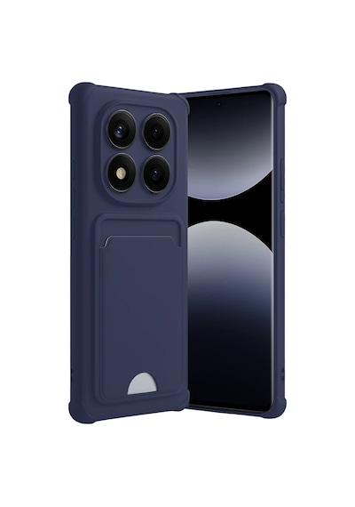 Xiaomi Redmi Note 14 Pro 4g Kelvin Kartvizitli Silikon - Lacivert 0.2M-Çok Renkli
