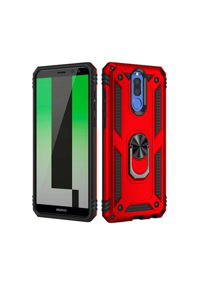 Huawei Mate 10 Lite Kilif Yüzüklü Zirh Tank Vega 534120047