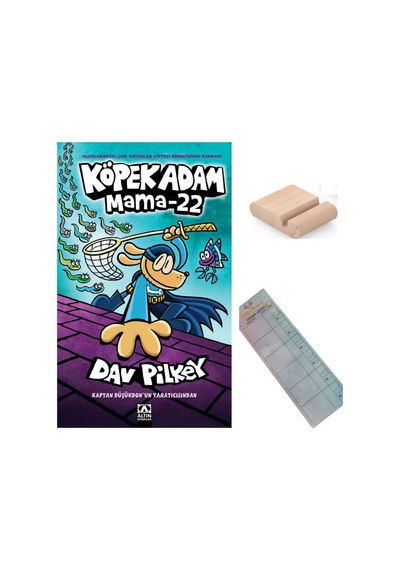 Köpek Adam 8 - Mama 22 - 8-12 Yaş Hikaye / Çizgi Roman + Tablet Tutucu+ Takip Ayracı