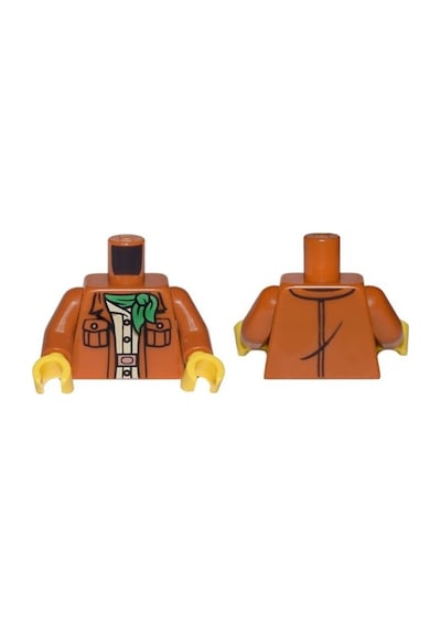 Minifigür Parçaları: Torso, Vücut, Gövde: 973pb4185c01