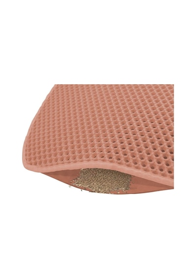 Cattie Taraklı Model Kum Toplayıcı Fonksiyonel Kedi Paspası Pink - Kedi Model M Boy 50-50cm