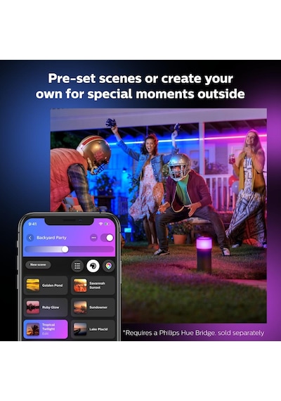 Philips Hue Outdoor Renkli Akıllı Led Şerit 5mt