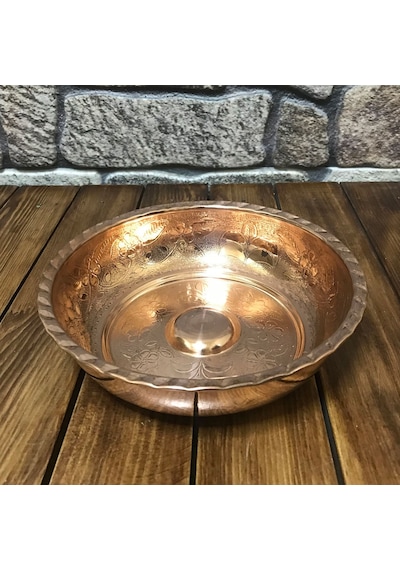 Bakır Hamam Tası Bakır