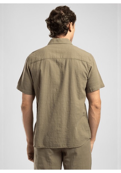 Lee Cooper Haki Erkek %100 Pamuk Gömlek 262 Lcm 241013 Weost Haki