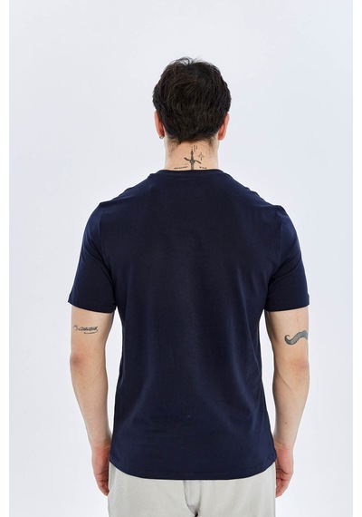 Süvari O Yaka Regular Lacivert Erkek T-shirt Ts1014000475