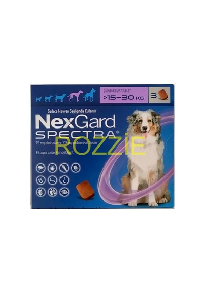Nexgardd Spectra 15-30 Kg- 3 Tablet Skt:2027