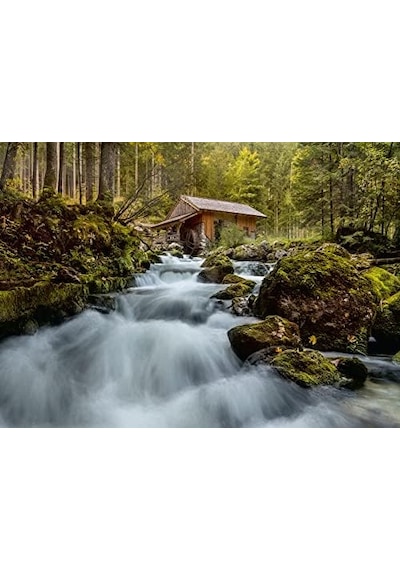 1000 Parçalı Puzzle Avusturya Gollinger Şelalesi