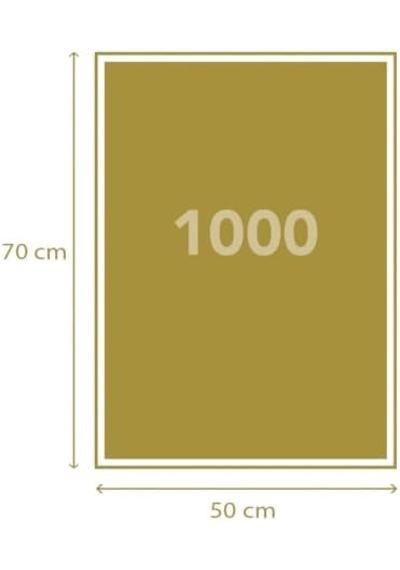 1000 Parça La De Papel Puzzle 2 Compact Box