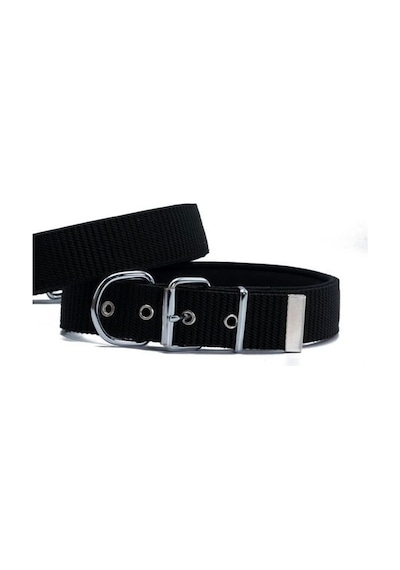 Doggie Konfor Dokuma Köpek Boyun Tasması Medium Siyah 5x65-65 Cm Çok Renkli