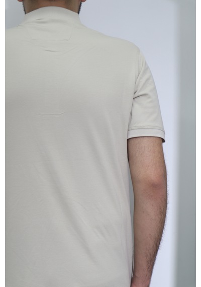 Santa Dmctekstil Erkek Desenli Spor Kesim Rahat Kalıp Polo Yaka Düğme Kapamalı T-shirt Koyu Bej Santa Dmctekstil Erkek Desenli Spor Kesim Rahat Kalıp Polo Yaka Düğme Kapamalı T-shirt Koyu Bej