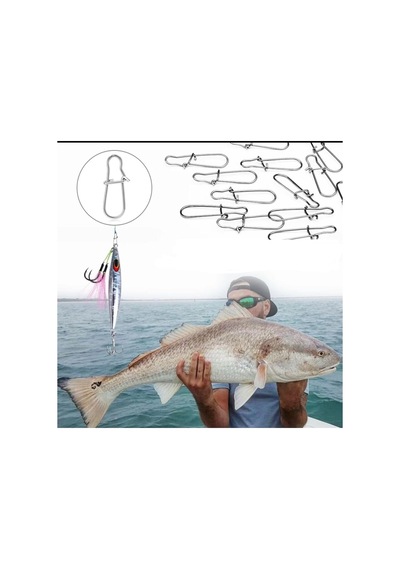 S.f. Jig, Rapala Klipsi 17mm - Paslanmaz Nikel Kaplama - 10 Adet Standart