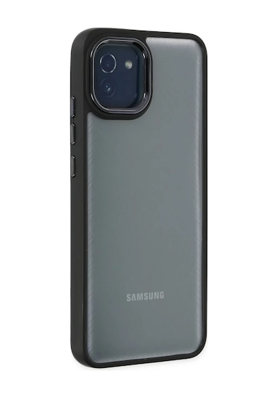 Samsung Galaxy A03 Uyumlu Kılıf Dora Kapak - Siyah