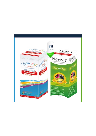 Ligone Kids Multivitamin Şurup 150 Ml Newvit Kekik Hatmi Şurup