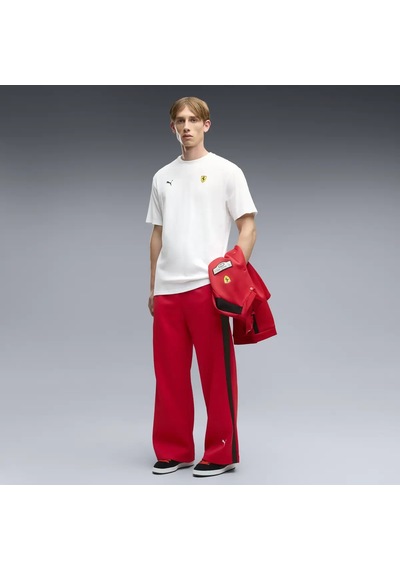 Puma Ferrari Car Graphic Tee 2 Erkek Beyaz T-shirt & Polo