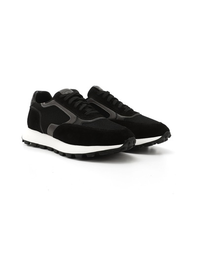Gönderi(R) Erkek Siyah Bağcıklı Hakiki Deri Sneaker Ddma83531860 Siyah