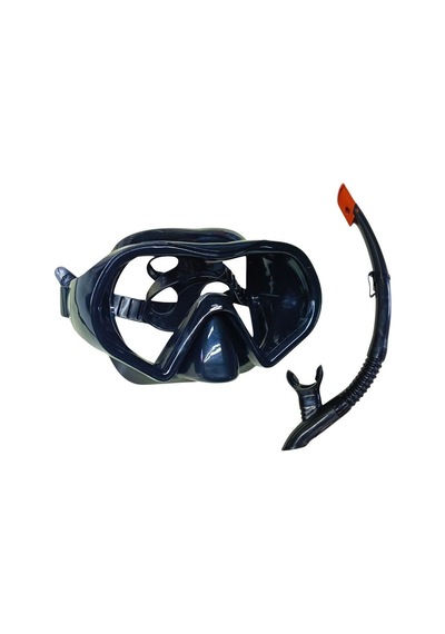 Star Diving Dalış Maskesi Ve Snorkel Yetişkin - 51712-siyah Renkli