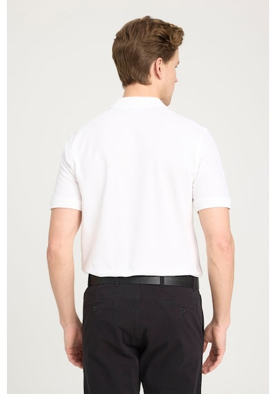 Wrangler Kısa Kollu Polo T-shirt Beyaz Erkek Kısa Kol T-shirt 000000000101989664 Beyaz