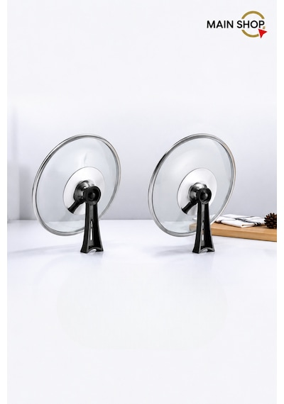 Mainshop 2 Adet Dikey Tasarım Tencere Tava Kapağı Tutma Kolu Isıya Dayanıklı M-1056