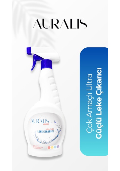 Auralis Ultra Clean Çok Amaçlı Güçlü Leke Çıkarıcı Temizlik Spreyi 750 Ml