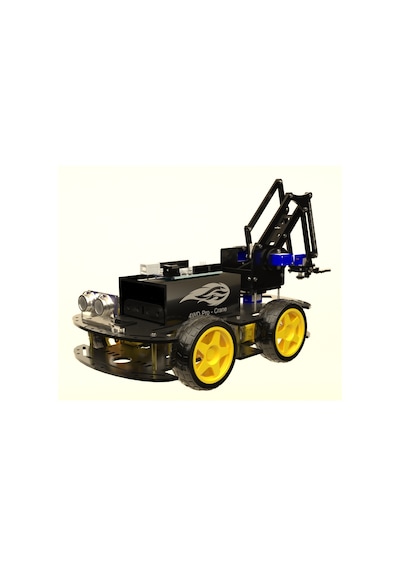 Arduino 4Wd Robot Kollu Full Set - İlk Ve Tek 4Wd Pro - Crane