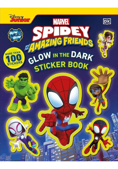 Marvel Spidey And His Amazing Friends Glow İn The Dark Sticker Book Ciltli Dorling Kindersley Uk