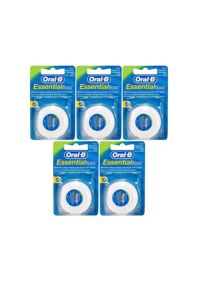 Essential Floss Naneli Ve Mumlu Diş İpi 50 M X 5 Adet