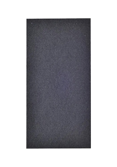 Tek Parça Siyah Mobilya Keçesi 12x24 Cm Büyük Boy Yapışkanlı Kesilebilir Parke Koruyucu Siyah