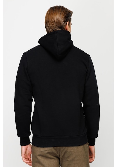 Igs İgs Erkek Siyah Standart Kapşonlu Sweatshirt Siyah